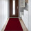 Runner Rug 2x6 ft Red Non-Slip Rubber Backing Washable 5