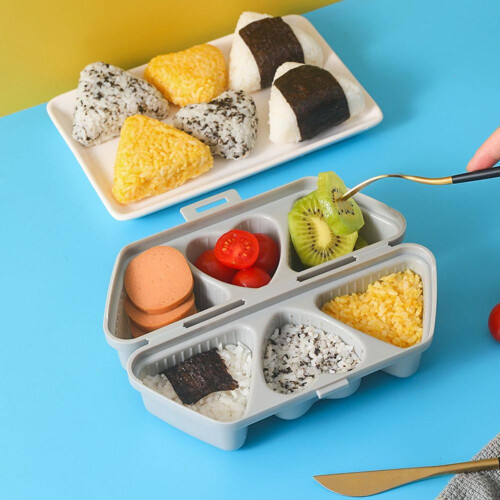 Onigiri-Form mit 6 Mulden, lebensmittelechtes PP, 1 Stück 2