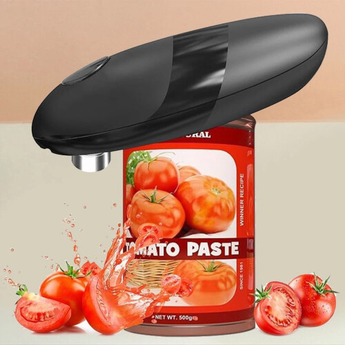 Αυτόματο ηλεκτρικό ανοιχτήρι κονσερβών – Hands-free, λεία άκρη, ασφαλές για τρόφιμα, 1