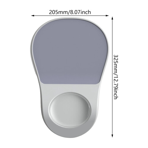 Mousepad ergonômico com apoio para o pulso e função de massagem. 2