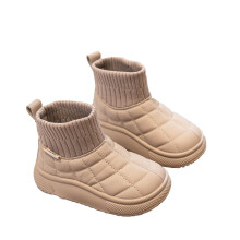 Toddler Winter Snow Boots – Waterproof, Wool-Lined, Non-Slip, for Boys & Girls, Khaki, Size 9–9.5 Years