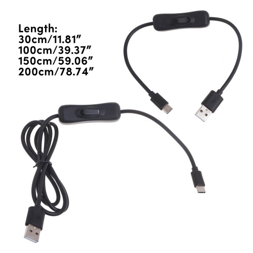 Καλώδιο δεδομένων USB C τύπου C Καλώδιο προσαρμογέα USB2.0 USB σε Type C Υποστηρίζει 2