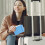 1Pack Rectangular Card Holder Sleeve Waterproof Protection for Important Documents in Blue 4