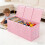 Spacious Childrens Cloth Toy Storage Unit With Removable-Pink 6