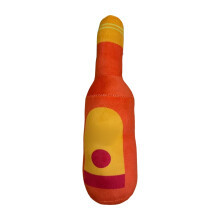 Bréagán Madra Squeak Plush Coganta Cruth Buidéal Beoir 24x7cm