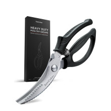 SimCoker Poultry Shears,Kitchen Scissors Heavy Duty Chicken Shears Kitchen Shears with Anti-Slip Handle & Safety Lock - Poultry Scissors for Meat,
