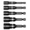 Powerful Socket Inner Hexagonal Wrench Hexagonal Handle Screwdriver Extension Rod Screwdriver Insert Power Tool 4