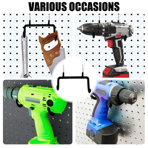 3Pieces Pegboard Tool Holders For Displaying Electronic Devices 1