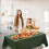 Nappe jetable en plastique – Vert foncé 137  183 cm 5