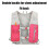 Mochila esportiva leve e refletora para corrida e ciclismo. 3