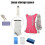 Mochila esportiva leve e refletora para corrida e ciclismo. 4