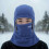 Warm Face Cover Hat for Outdoor Activity Breathable Face-Blue 4