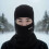 Warm Face Cover Hat for Outdoor Activity Breathable Face-Blue 5