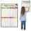 4Pcs Multiplication Chart Poster, Educational Times Table Chart for Math Classroom Addition And Subtractions Flash Cards 6