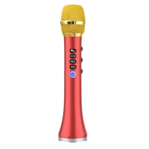 L-698DSP20W Bluetooth-microfoon met draadloze luidspreker voor verbeterde geluidskwaliteit, rood, 1 * microfoon, rood 1