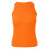 Women's backless tank top orange 2XL 4