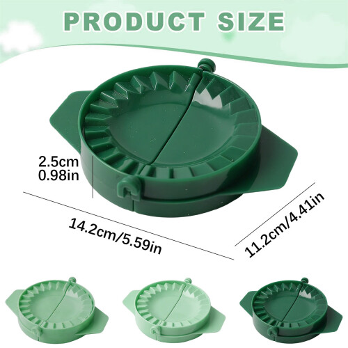 Dumpling Maker Mold – Plastic Dough Press for Dumplings, 2