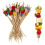 Palillos de bambú con forma de corazón para cócteles (100 unidades) 3