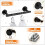 Bathroom Hardware Set Adhesive Towel Rings Robe Hook-silver 2
