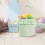 Farmhouse Tartan Easter Basket with Handle – Foldable 5
