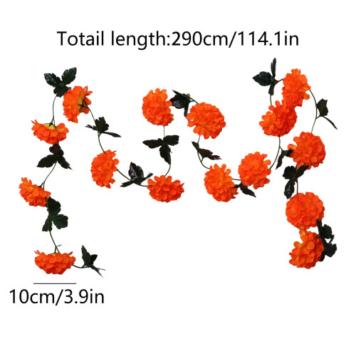Artificial Chrysanthemum Garland 114 in 2