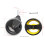 Conjunto de 2 rodas de plástico para carrinho de bebê (dianteiras e traseiras). 2