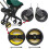 Conjunto de 2 rodas de plástico para carrinho de bebê (dianteiras e traseiras). 3