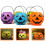 Κουβάς κολοκύθας για το Halloween – Μικρός πλαστικός κουβάς με γλυκά, 6,69x8,27x5,51", Μπλε 6