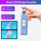 Personal Safety Alarm Rechargeable LED Keychain Blue 3