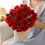 Handmade knitted rose bouquet blanket 1 piece 6