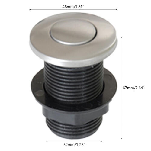Garbage Disposal Air Switch Kit Professional 1 Pack 2