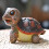 Hars schildpadden klein beeldje voor tuinpatio's, 5