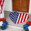 Tapete de boas-vindas com coração e bandeira americana, 45 x 76 cm (18 x 30 polegadas) 5