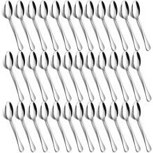 Teaspoons Set of 36, PionStar Stainless Steel Tea Spoons Set, 5.5 Inch (14cm), Dishwasher Safe, Coffee Spoons/Cake Spoons/Dessert Spoons/Latte Spoons