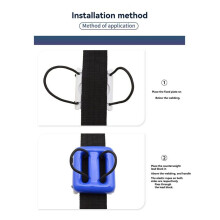 Scuba Diving Weight Fixing Plate BCD Webbing Mounting Plate Diving Weight Bottom Plate Dive Accessories A