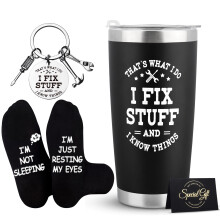 Shoppawhile Birthday Gifts for Men Funny and Unusual Ideas Presents for Men Christmas Fathers Day Birthday Stainless Steel Travel Tumbler 20oz
