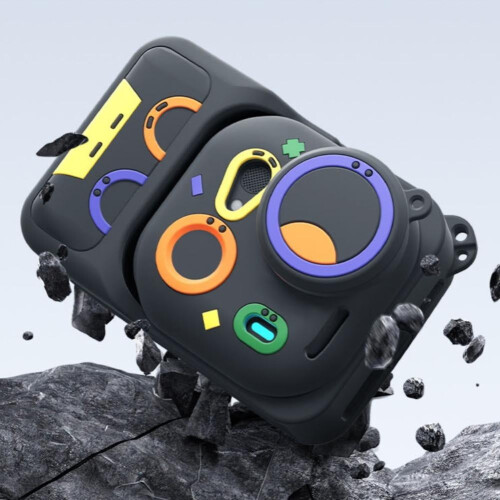 Étui de protection en silicone pour Insta360GO avec cordon et cache-objectif 1