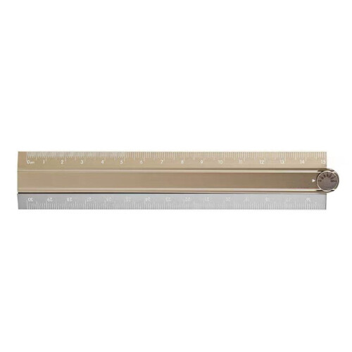 Folding Aluminum Alloy Ruler Multifunctional Drawing Ruler Measuring Tool For Students Engineers Engineering Drafting 2