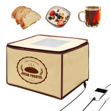 Bourske Bread Dough Proofing Box with Heater, NTC Sensor Temperature & Timer Control, Electric Bread Proofer for Making Sourdough, Bread, Pizza,