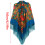 Polyester Shoulder Wrap Unisex Scarf Shawl Ethnic-dark green 3