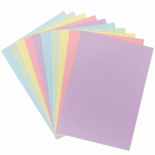 Baker Ross Pastel A4 Paper - Pack of 100, Pastel Craft Paper for Kids (FC482)