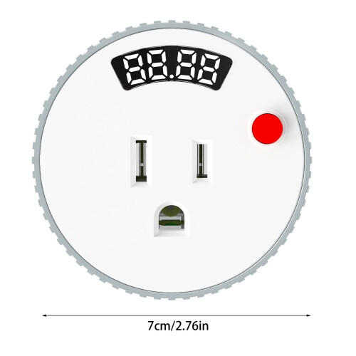 LCD-scherm Timerschakelaars Socket Countdowns Timer Socket 2