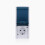 Busch-Jaeger 2601/6/20 EW-53 Ocean IP44 AP Switch/Socket Combination 1