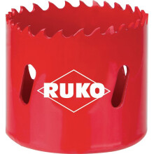 Ruko HSS Bi-Metal Hole Saw with Varied Toothing, Red Finish, 114mm Diameter, R106114