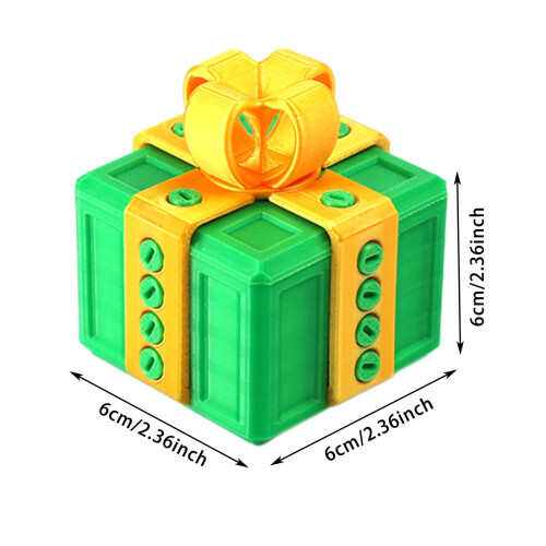 Weihnachtsüberraschungsbox, lustiges Zerlege-Geschenk, 2er-Pack 2
