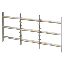 GAH-Alberts Amsterdam Window Grille Extendible Blue-galvanised 450 x 500-650 mm