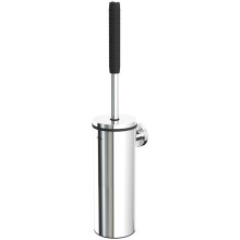 Tiger Boston Comfort & Safety Toilet Brush and Holder, Stainless Steel Polished, 9 x 46.9 x 12.6 cm