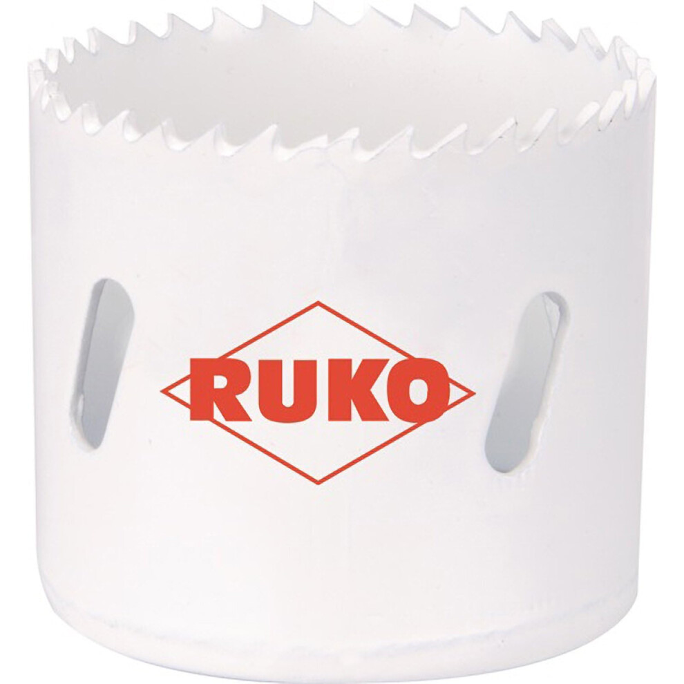 Ruko Hsse-Co 8 Bi-Metal Hole Saw With Fine Toothing, White Finish, 127.0 Mm Diameter, R126127 5051224581825