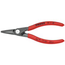 KNIPEX Tools - Precision Circlip Pliers, Internal, Straight, 5/16"-1/2" Bore Dia. (4811J0)