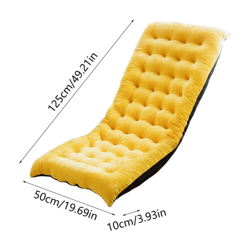 Almofada macia e confortável para cadeira de balanço de 50x125cm (20x49 polegadas), com 7,5cm (3 polegadas) de espessura, ideal para cadeiras de 2